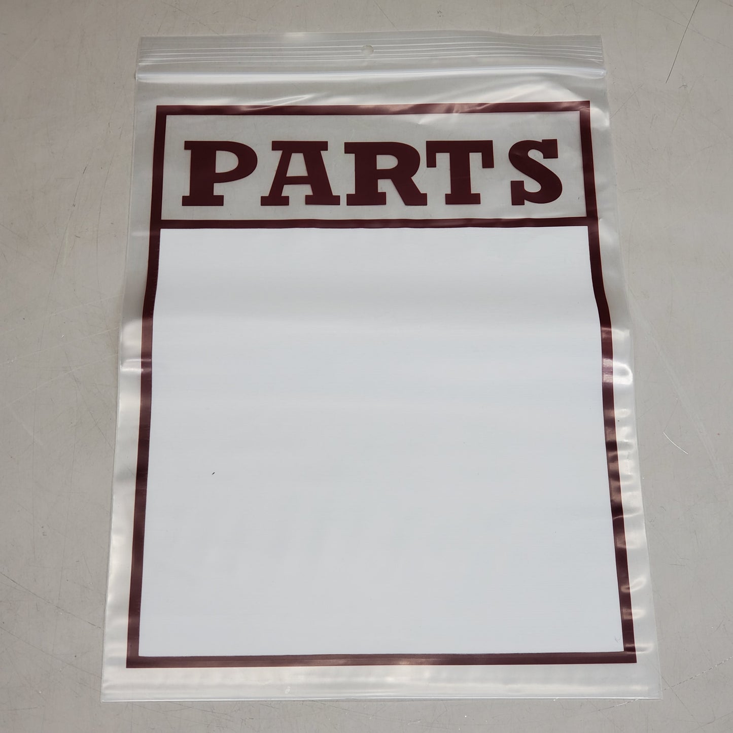 ACTION PACKAGING (1000 Pcs) Reclosable Zip Poly Parts Bags W/ Hang Hole 9x12" 4 mil Clear R9X12MPTS-SP