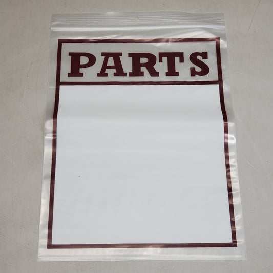 ACTION PACKAGING (1000 Pcs) Reclosable Zip Poly Parts Bags W/ Hang Hole 9x12" 4 mil Clear R9X12MPTS-SP