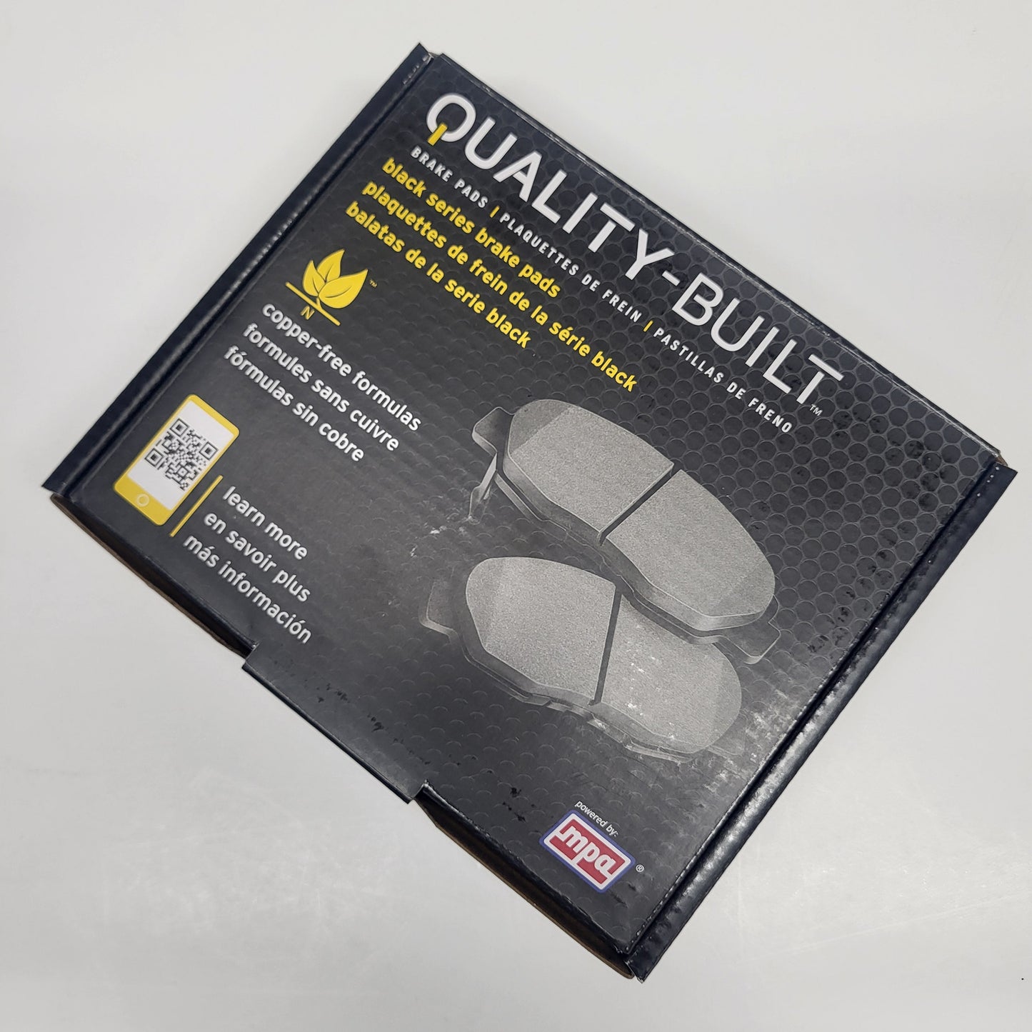 QUALITY-BUILT Ceramic Disc Brake Pad Set Black Rear 1003-0813C