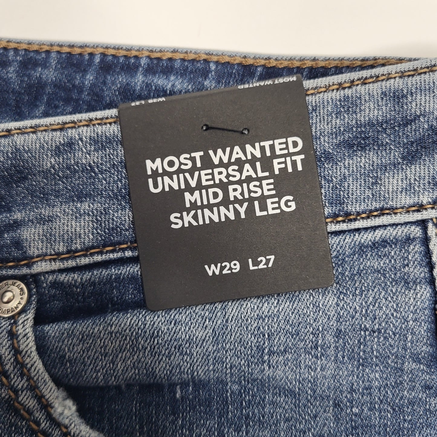 SILVER JEANS CO Silver Jeans Co. Most Wanted Skinny Women's Size 29/27 Indigo L63022egx269