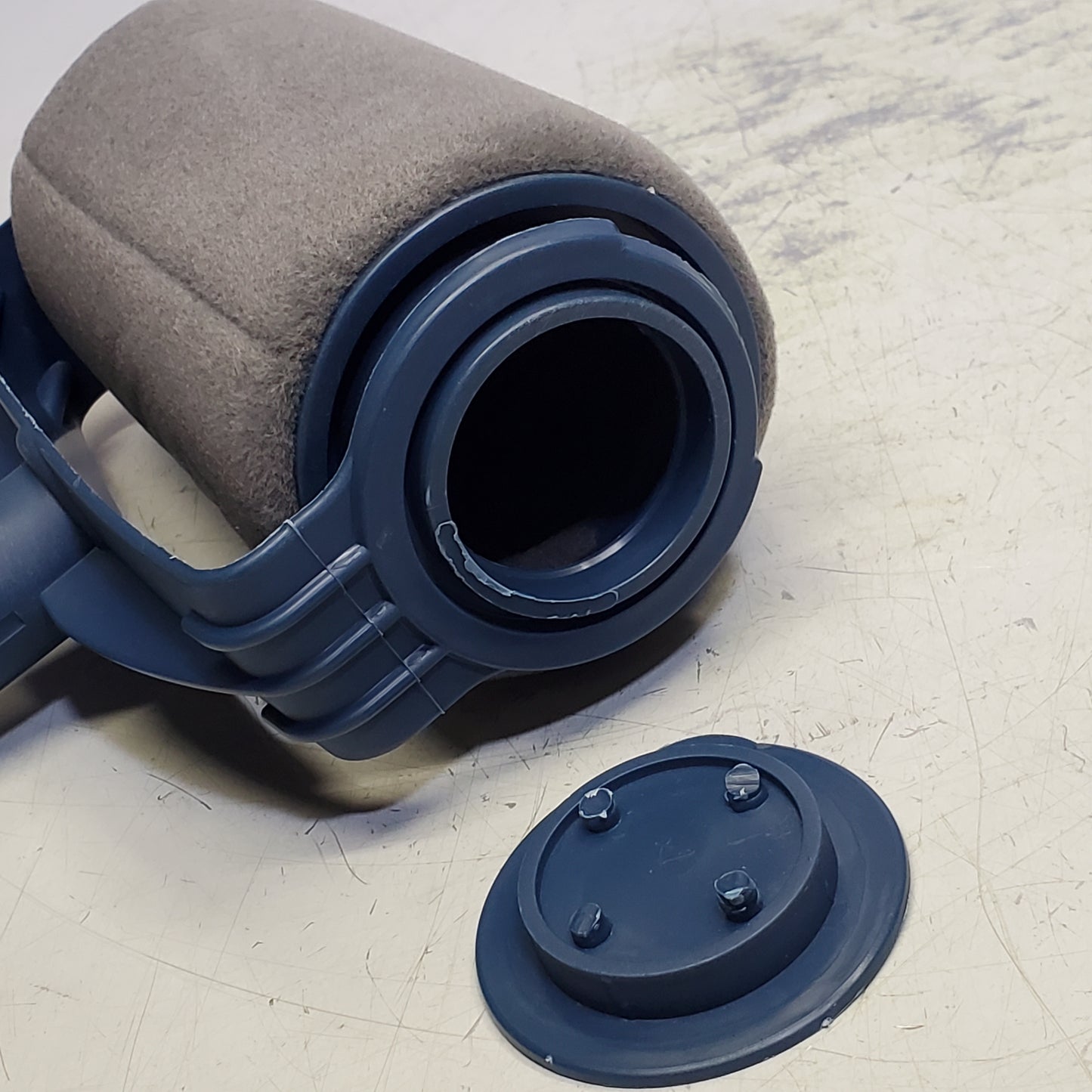 ZA@ OYAMBE Paint Roller Drumb Brush 7" Blue Grey GUNTONGSHUA B