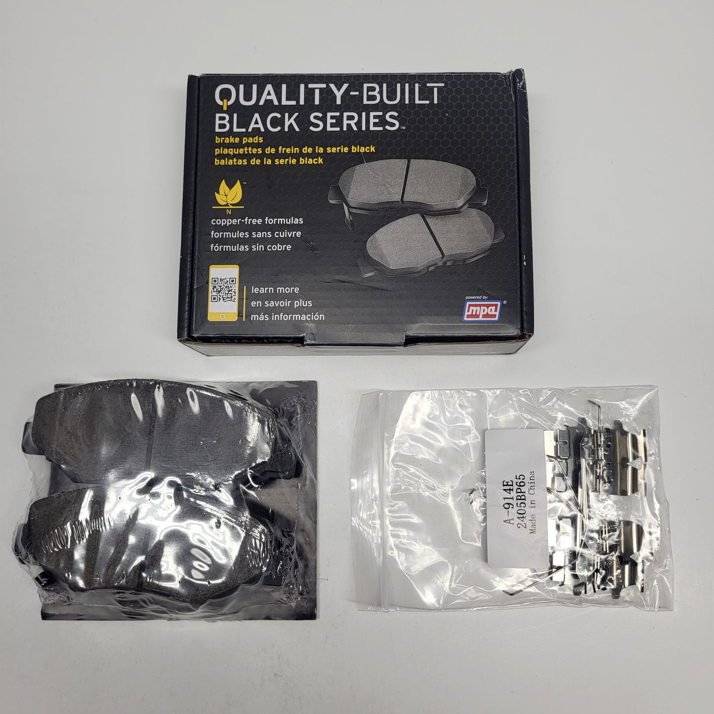 QUALITY-BUILT Ceramic Disc Brake Pad Set Black Front 1003-0914BC