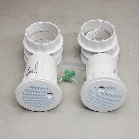 CAMBRIDGE (2 Pack) Biamp Qt Active Emitter Loudspeakers White E-P-W-2 (Pre-Owned)