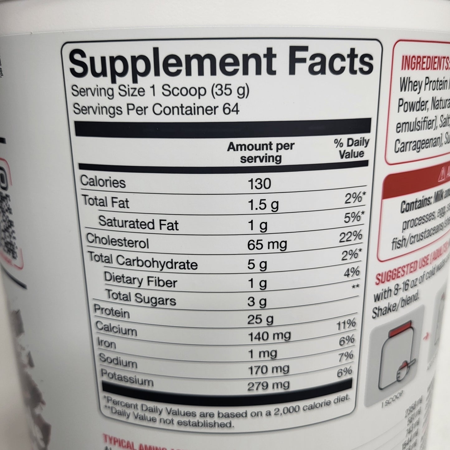 BASIC Basic Whey Protein Blend Muscle Building Chocolate 5lbs BB 12/27
