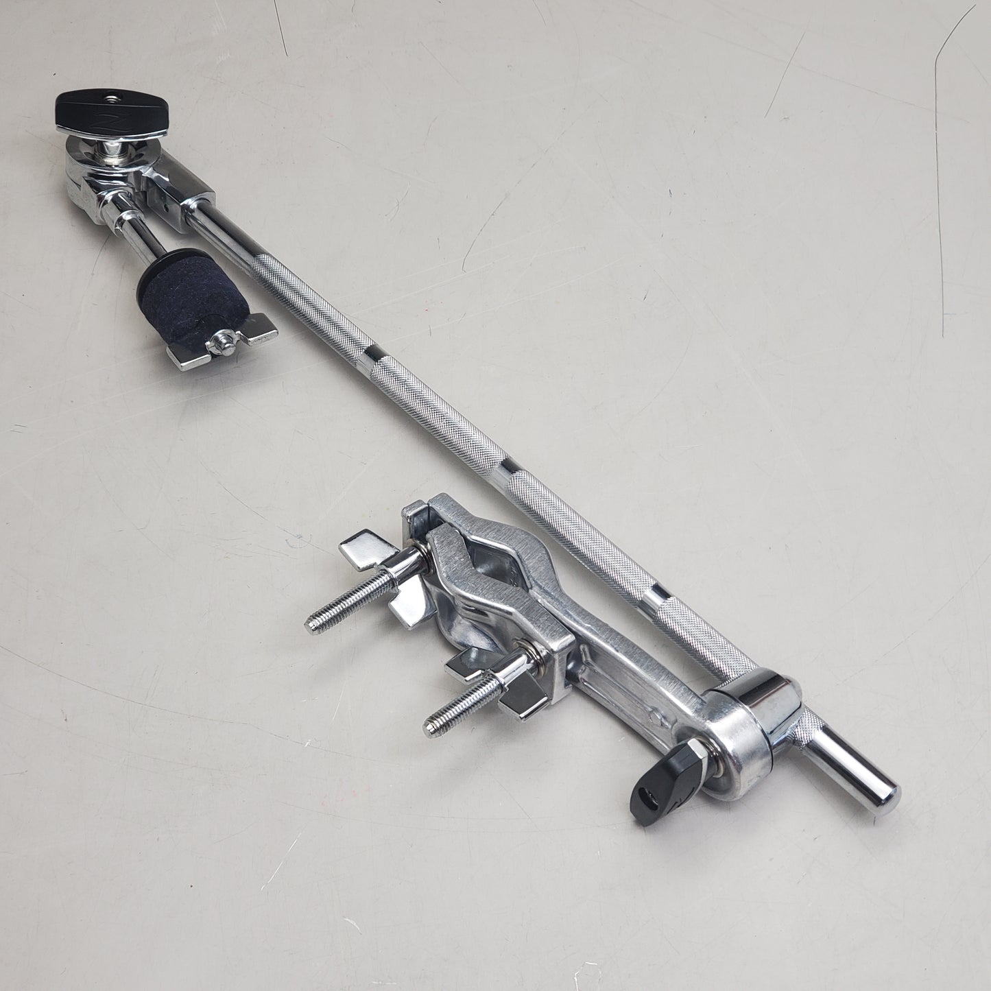 ZILDJIAN Multi-Adjustable Cymbal Boom Arm W/ Clamp 3/4" Dia Piping Grey