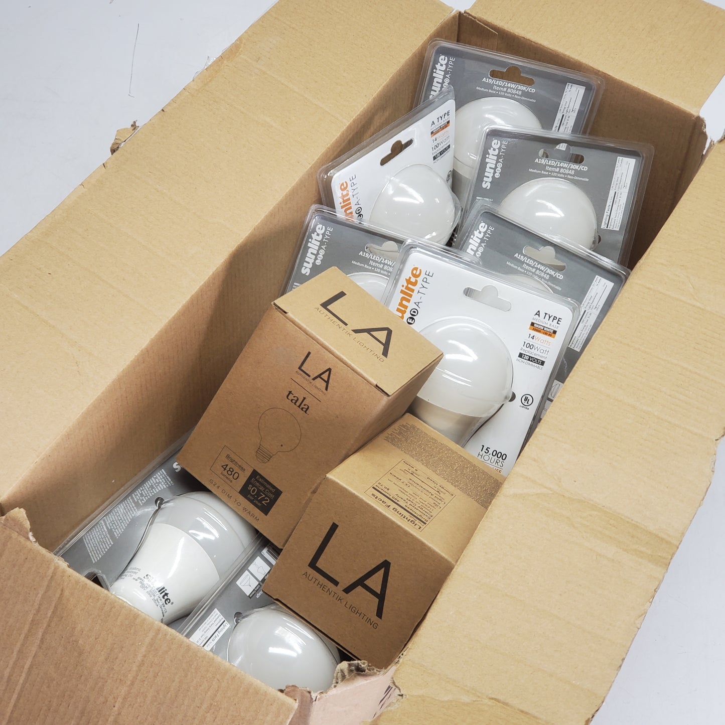 ZA@ MIXED (10 Pack) Box of Led Light Bulbs