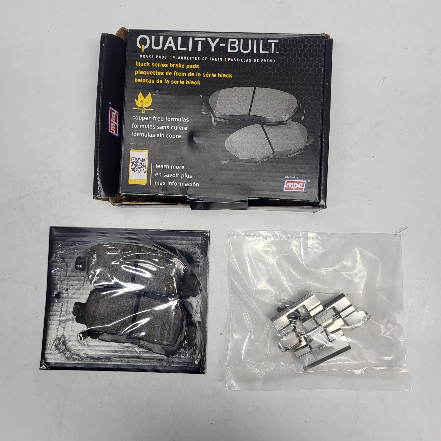 QUALITY-BUILT Ceramic Disc Brake Pad Set Black Rear 1003-0999C