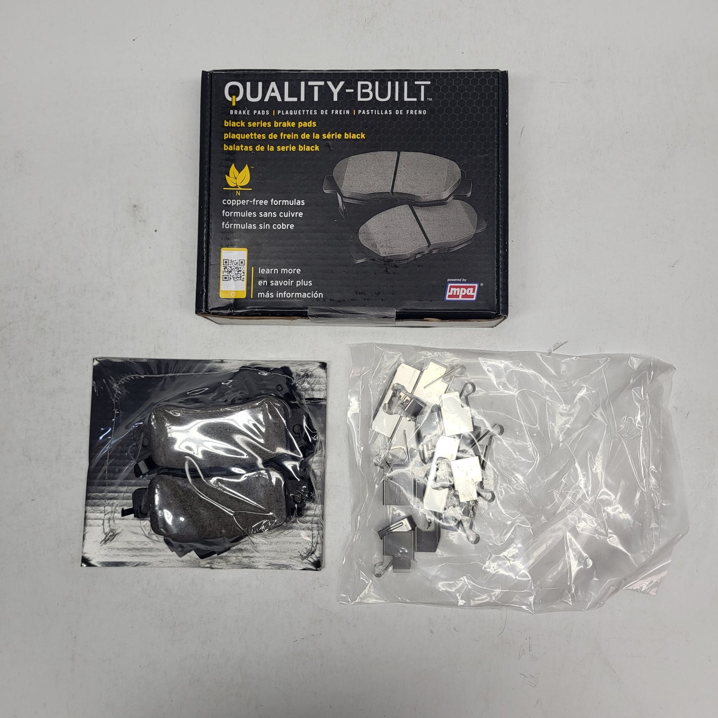 QUALITY-BUILT Ceramic Disc Brake Pad Set Black Rear 1003-1624C