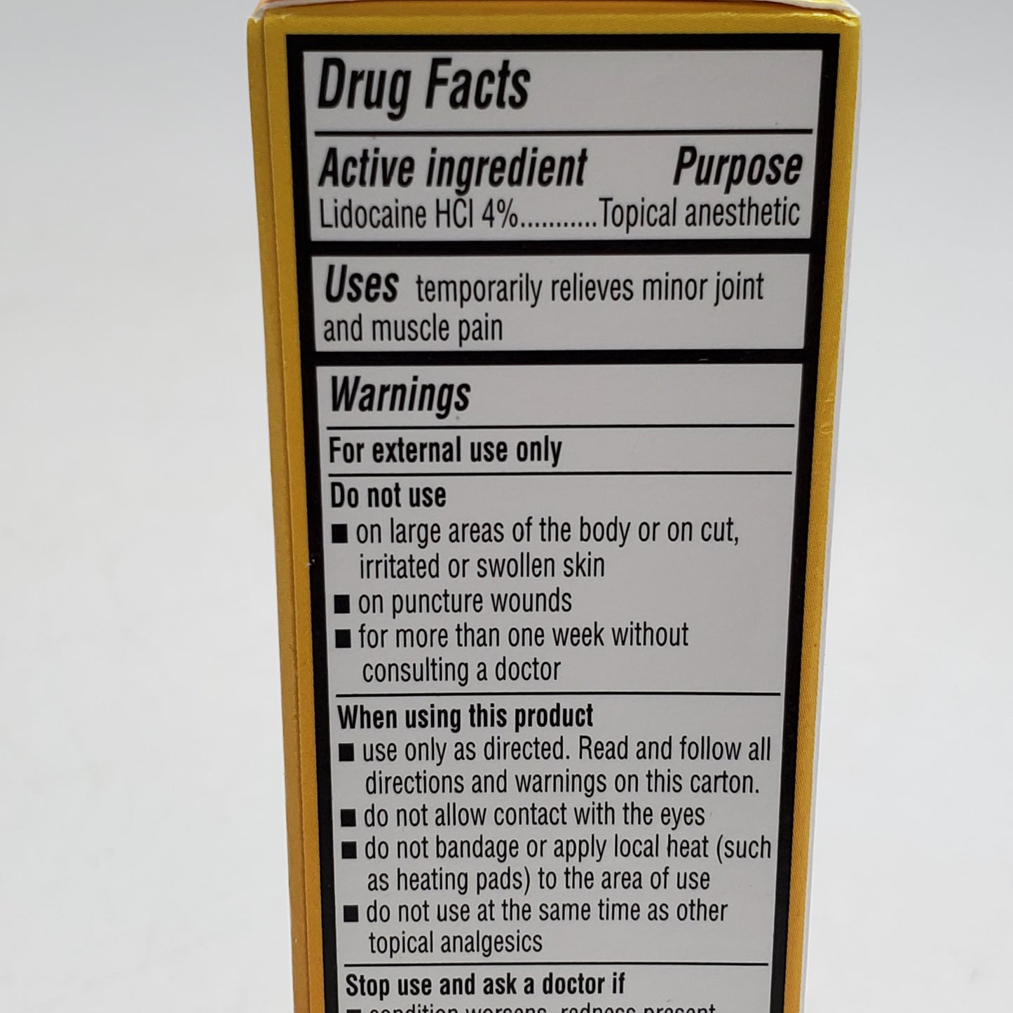 WALGREENS (2 Pack) Pain Relieving Cream + Lidocaine Topical Anesthetic 2.7 OZ BB 01/27