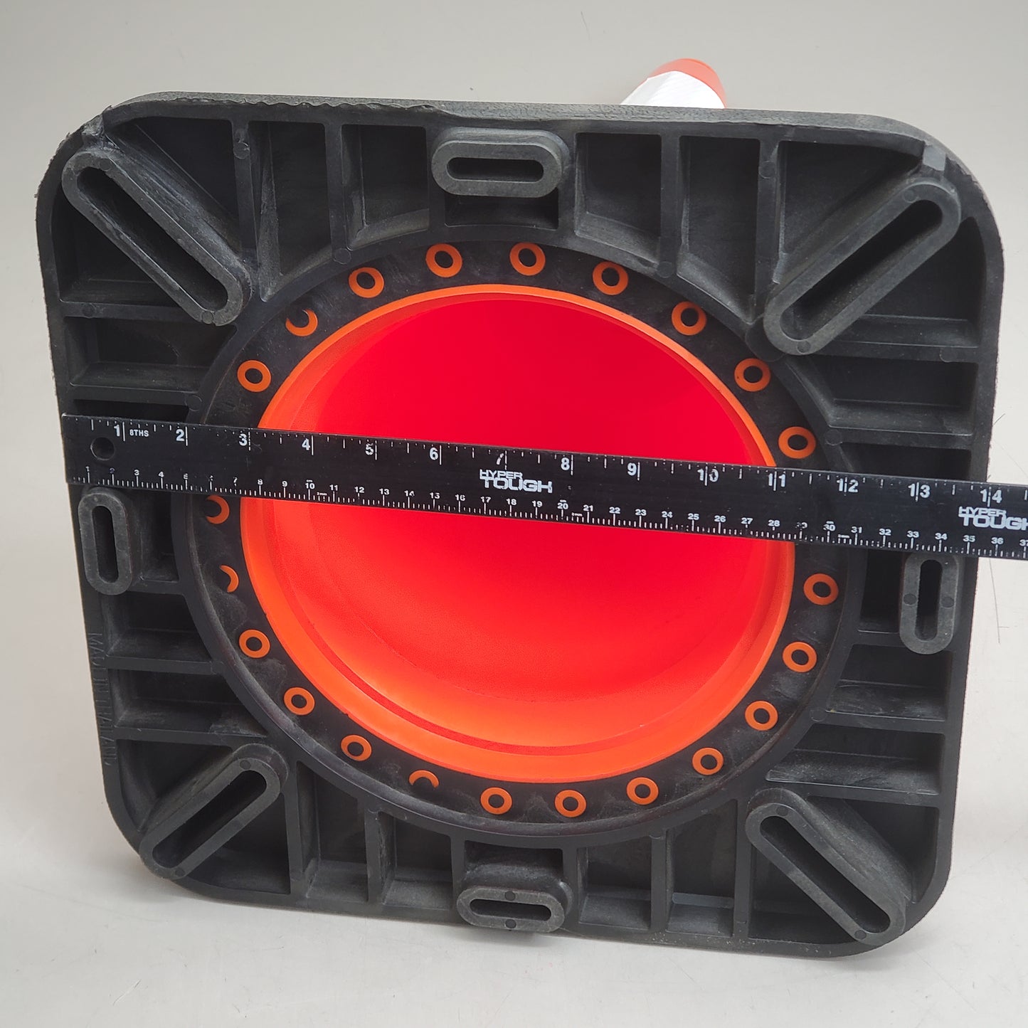 TRAFFIC KONTROL (3 Pack) Heavy Duty Reflective Cone 28" Tall 14" Base Orange