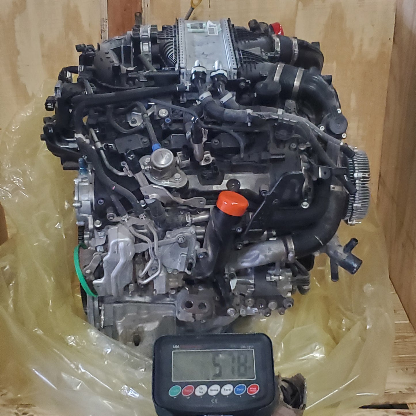 TOYOTA Tundra Engine Assembly L Flyw V35a-k83 04004-23370 (Used As-Is Turns Over)