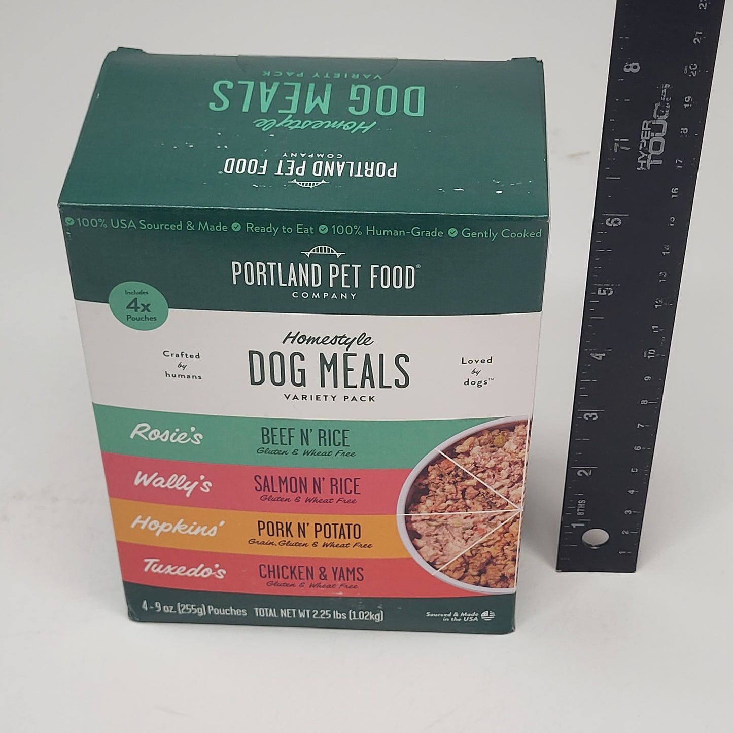 PORTLAND PET FOOD Homestyle Dog Meals Variety Pack 4 Pouches 4-9 oz BB 05/27