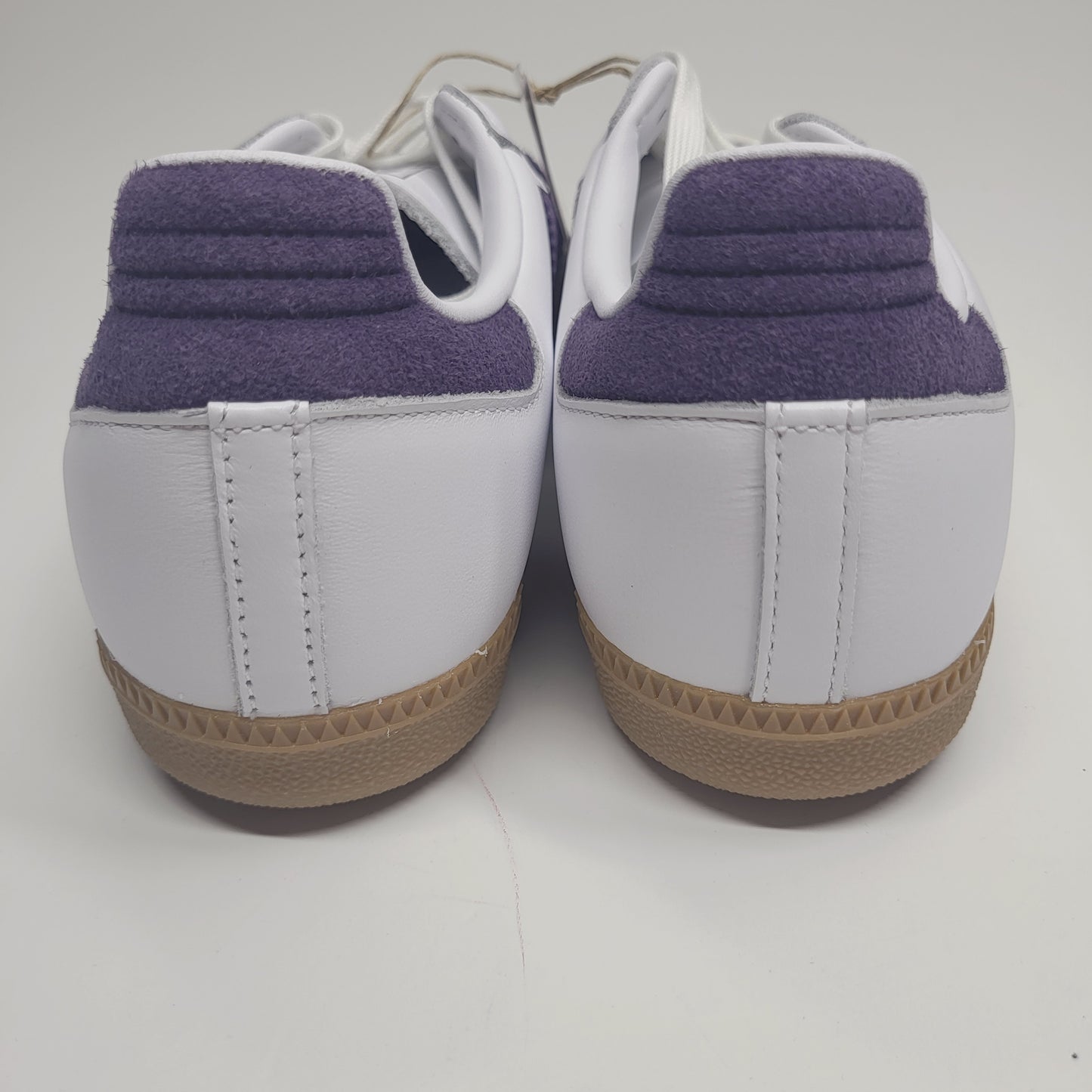 ADIDAS Samba Og W Sneakers Women's Sz 8.5 White and Purple JI2594