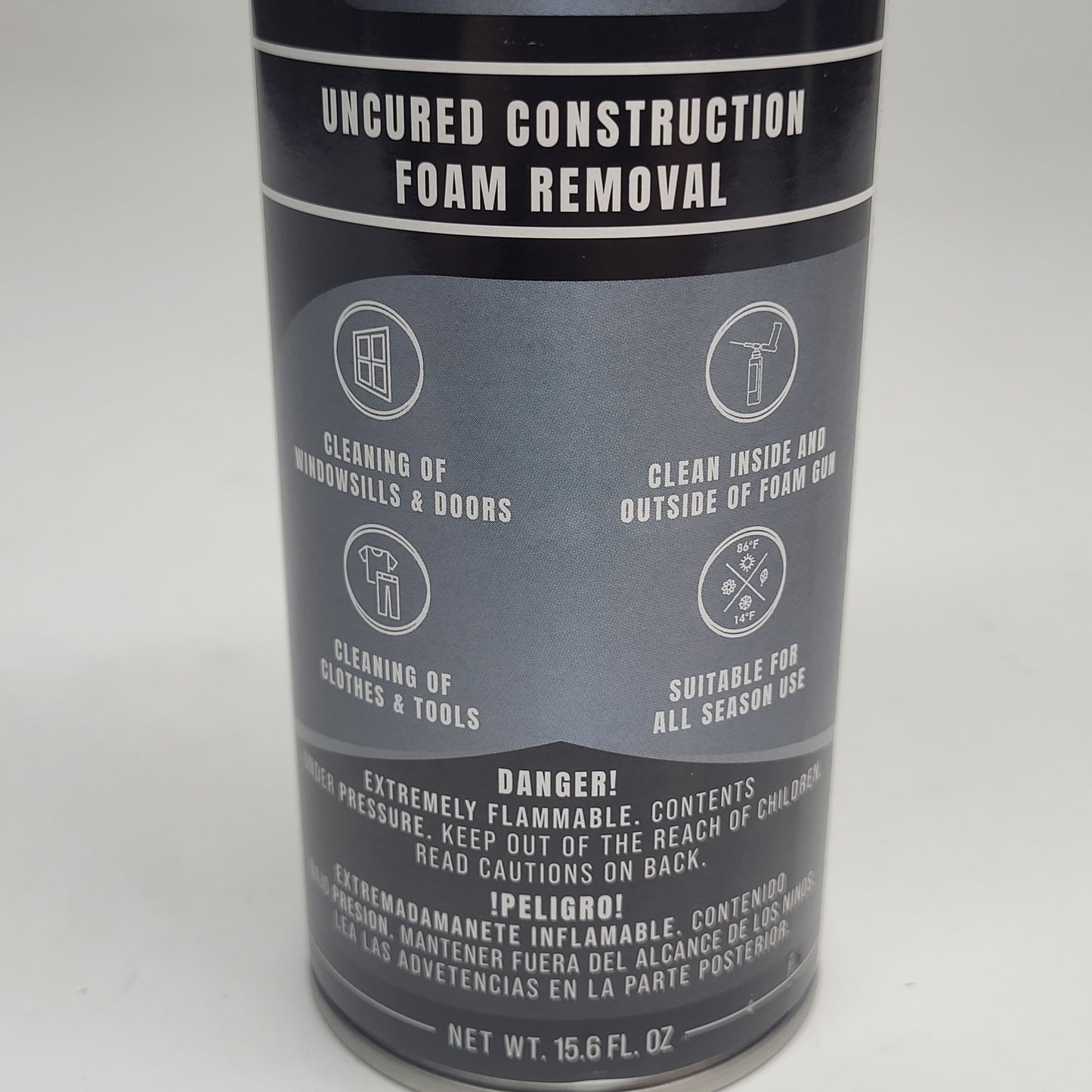 GOMAMAX (3 PACK) Uncured Construction Foam Cleaner Removal Spray Cans 15.6oz