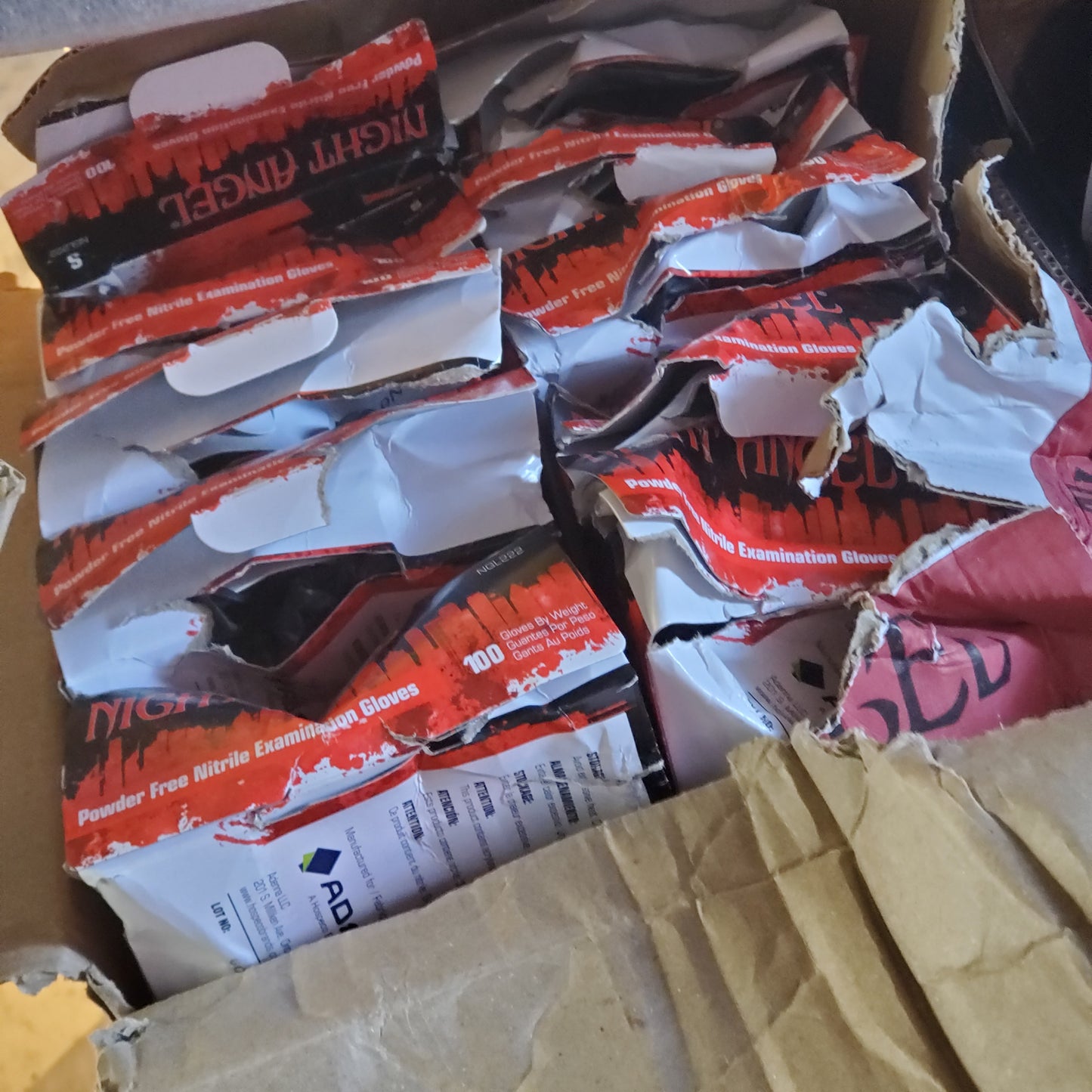 ZA@ Pallet of MIXED Black Nitrile Exam Gloves, Fire Alarm Speaker, Red Pepper, Hand and Body Wash, Caliper, Damprid, Plastic Knives and Etc. (AS-IS)