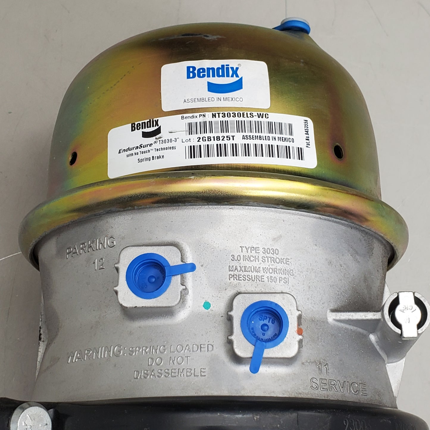 BENDIX EndurSure Air Long Stroke Spring Brake Chamber W/ Welded Clevis 3030 NT3030ELS-WC (New Other)