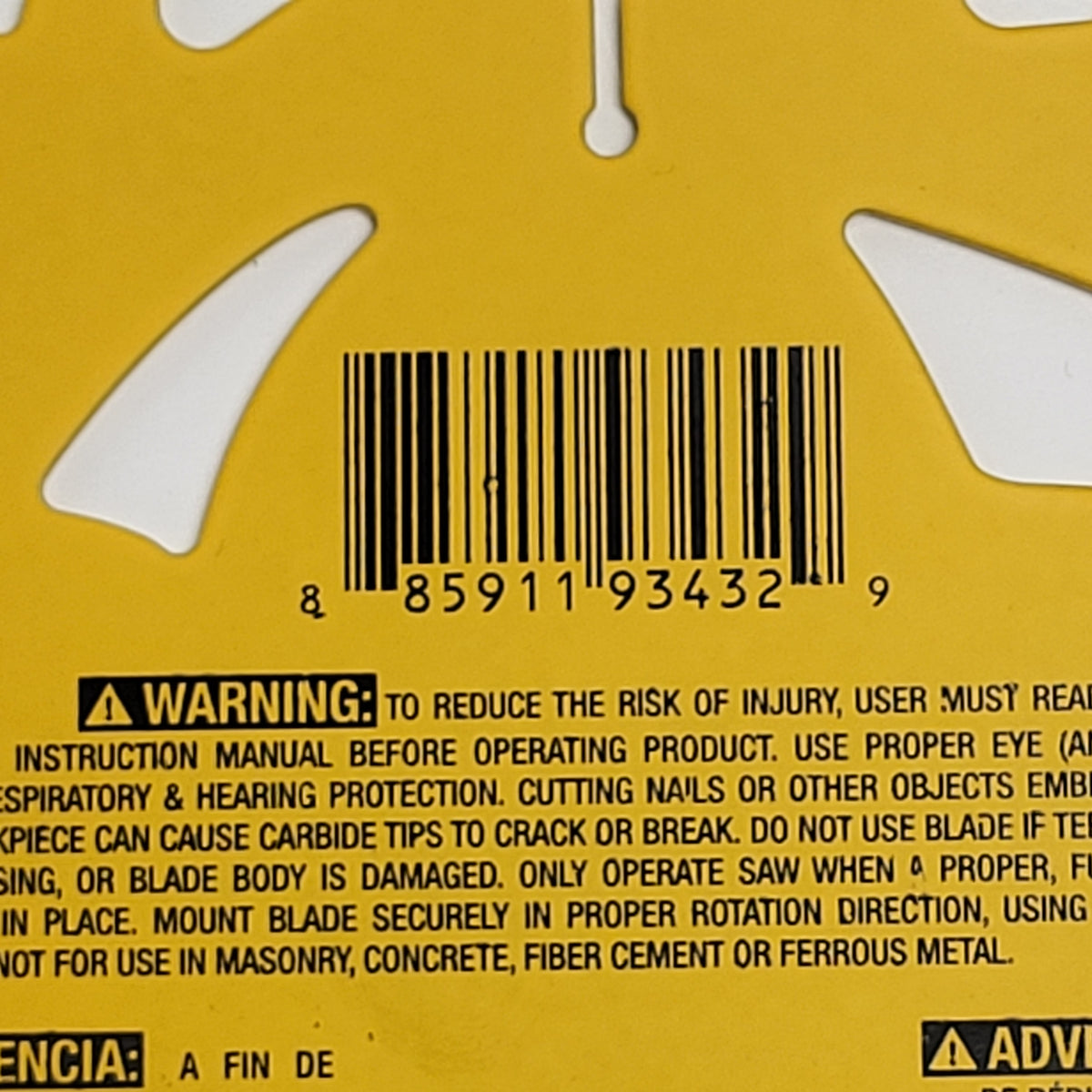 DEWALT (10 PACK) Rotating Saw Blades 24t   7.25in DWA271424B10 (Damaged Box)