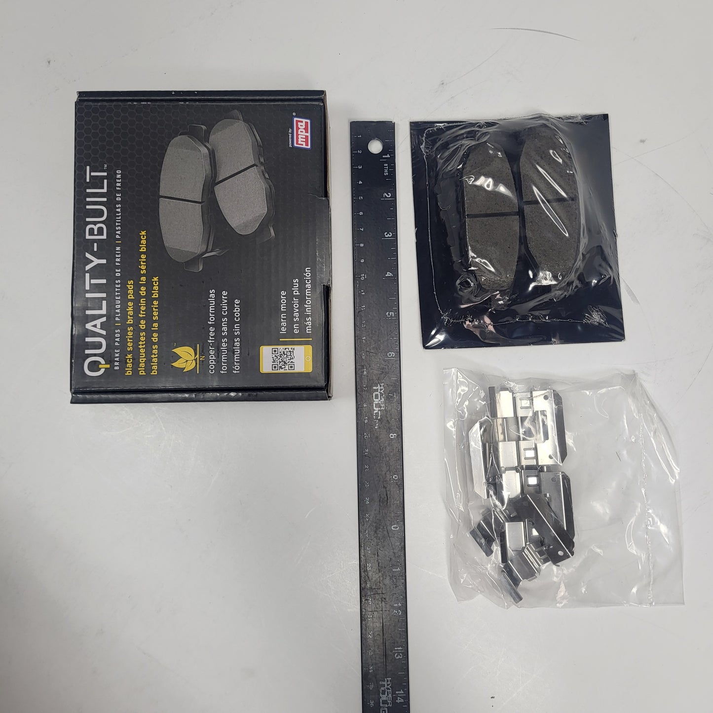 QUALITY-BUILT Semi-Metallic Disc Brake Pad Set Black Rear 1003-1114M