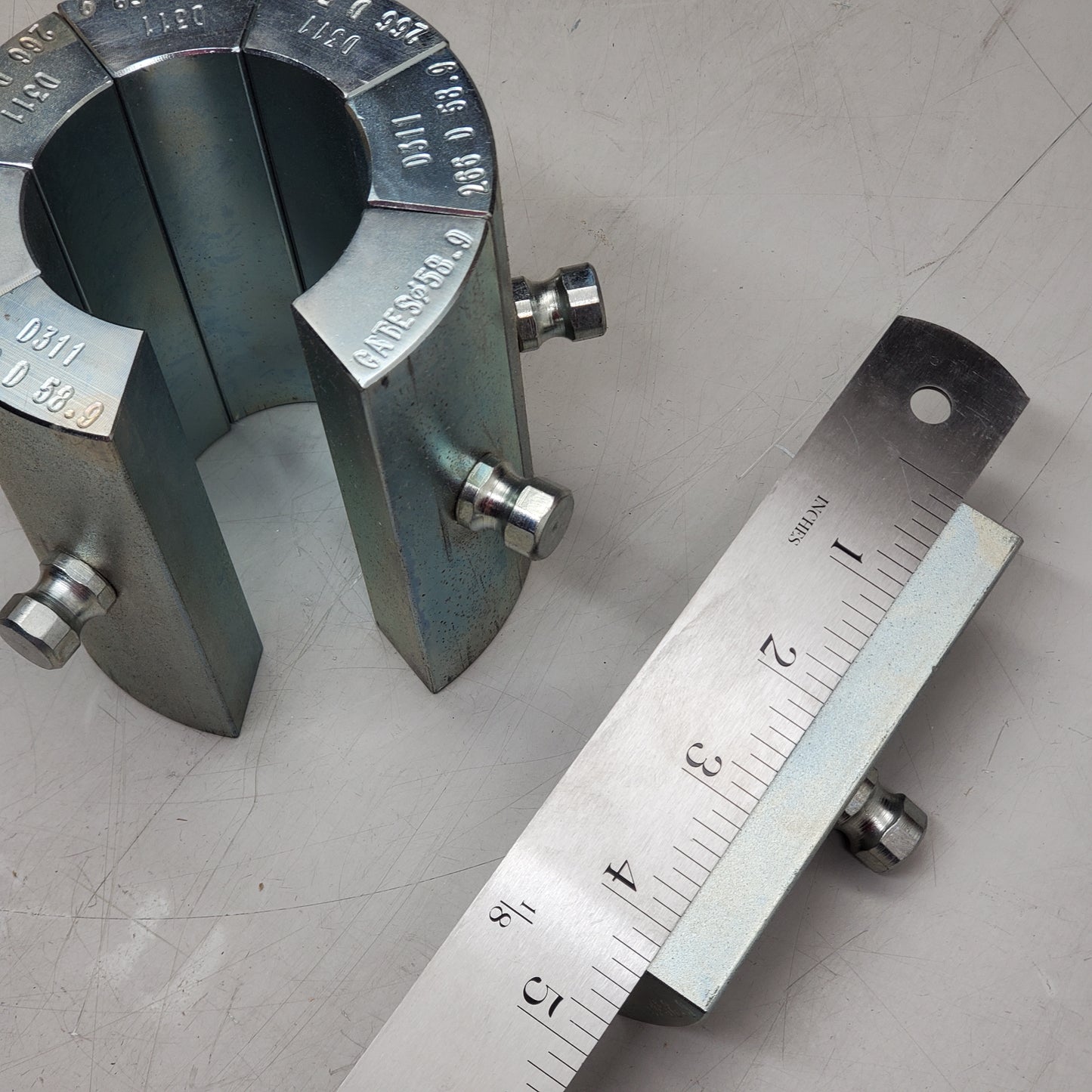 GATES Uniflex Hydraulik Gmbh Die Segments PB 266-D311 58.9 For Hose Crimper