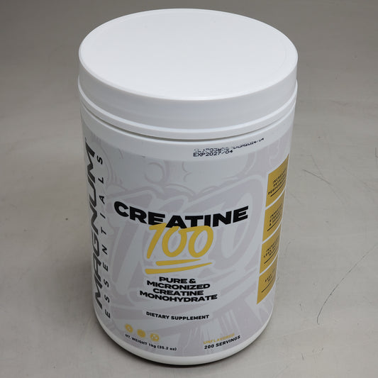 MAGNUM Creatine 100 Pure & Micronized Monohydrate 200 Serv 35.2 oz BB 04/27