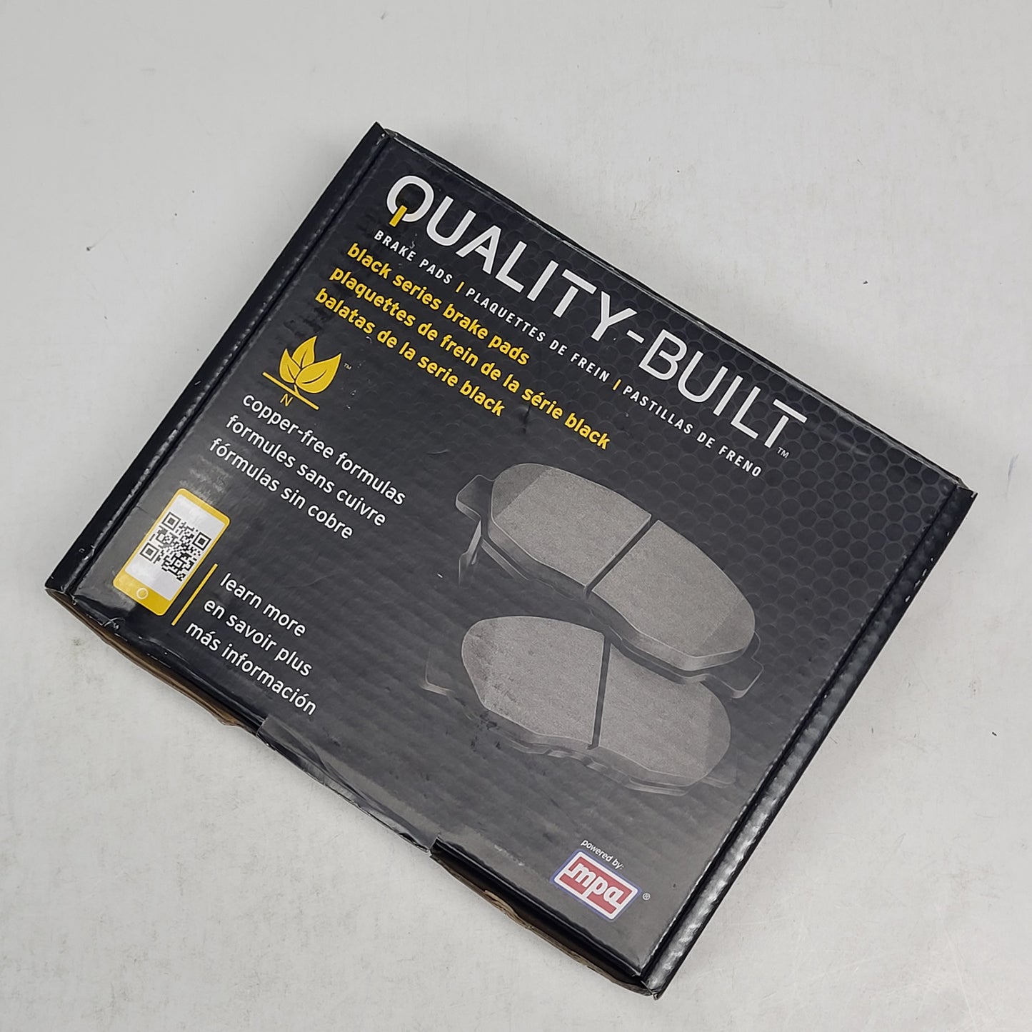 QUALITY-BUILT Ceramic Disc Brake Pad Set Black Rear 1003-1624C