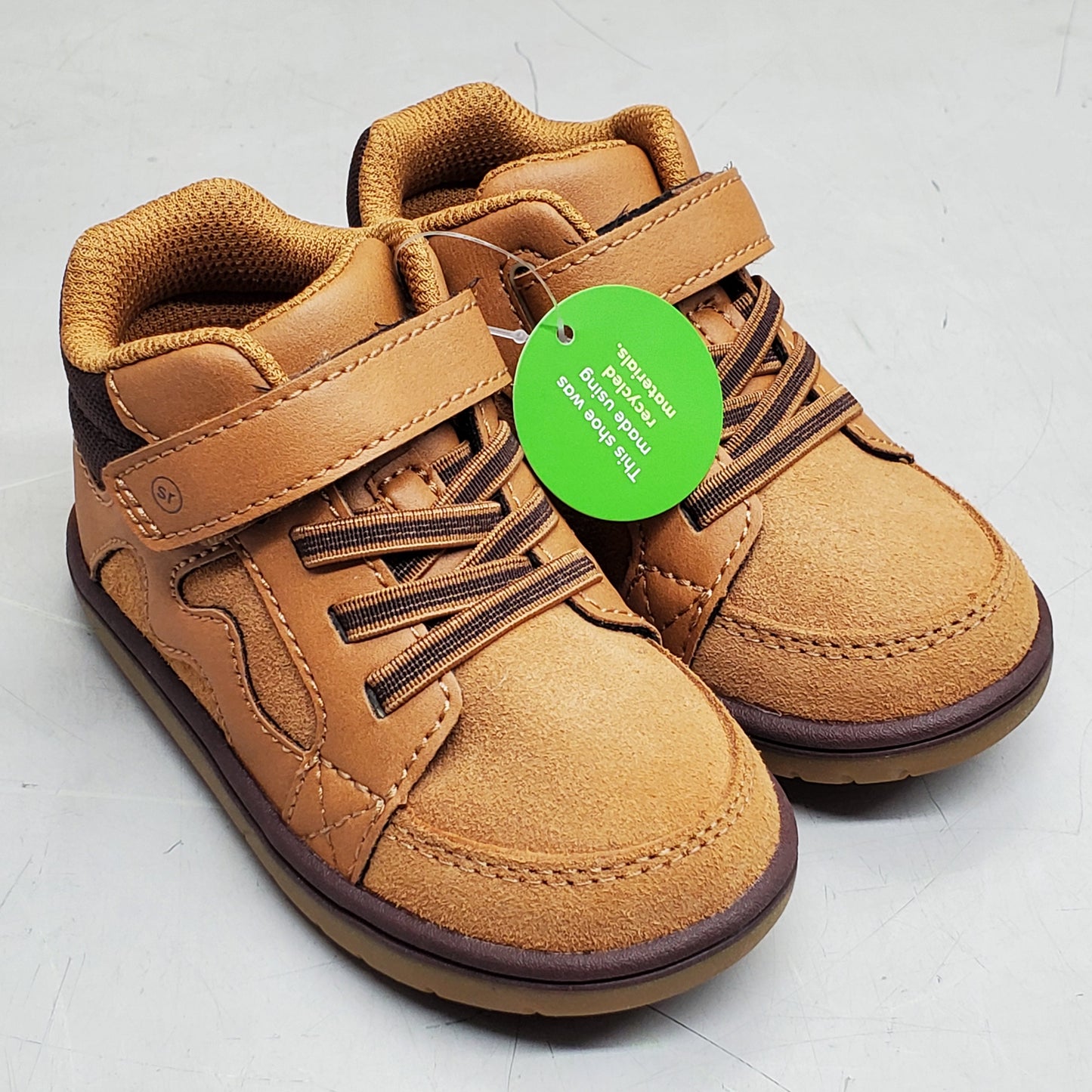 STRIDE RITE SM Ames Sneakers Shoes Toddler SZ 10M Honey Yellow BG038801