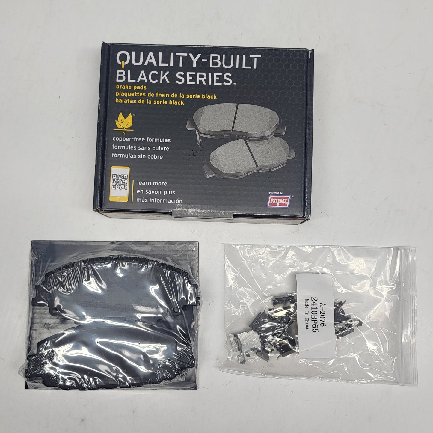 QUALITY-BUILT Ceramic Disc Brake Pad Set Black Front 1003-2179C