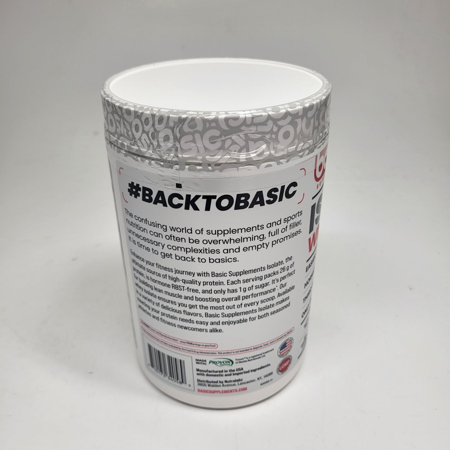 BASIC Basic Whey Isolate Zero-fat High-quality Protein Vanilla 2lbs BB 05/28