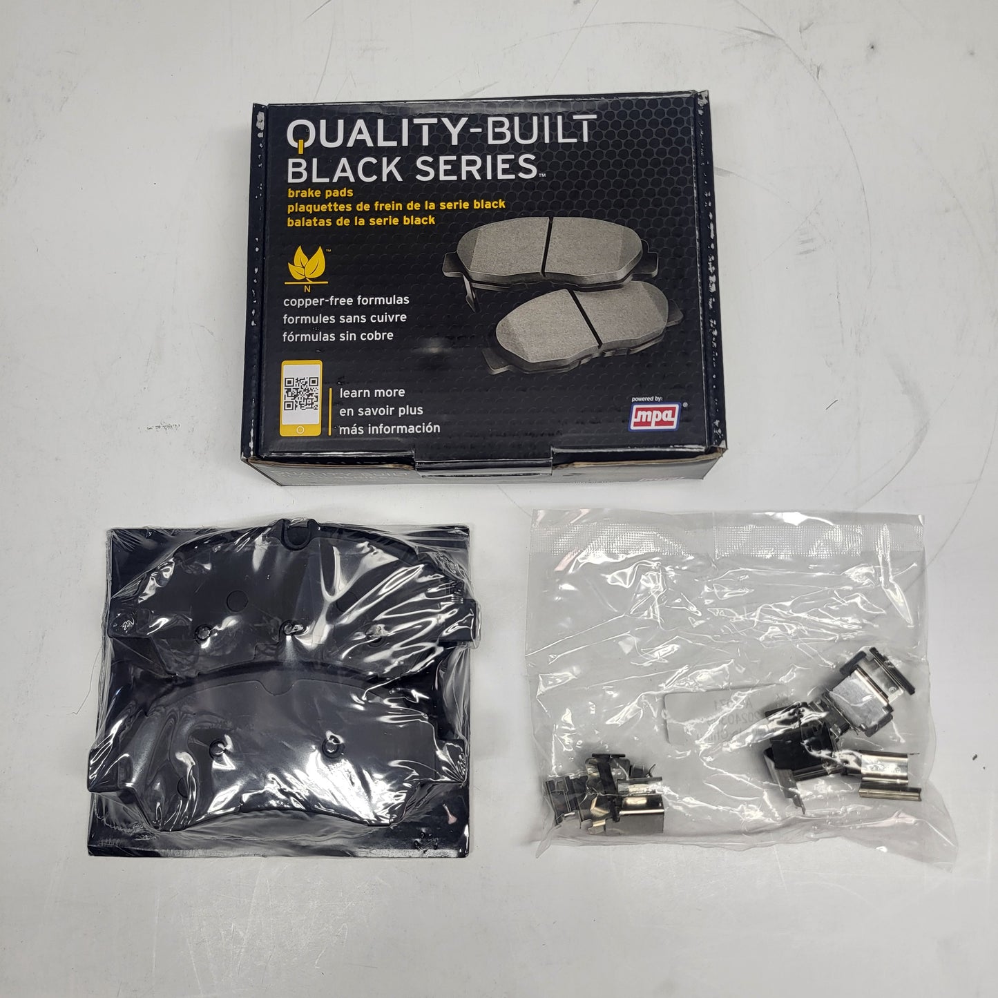 QUALITY-BUILT Semi-Metallic Disc Brake Pad Set Black Rear 1003-1775M
