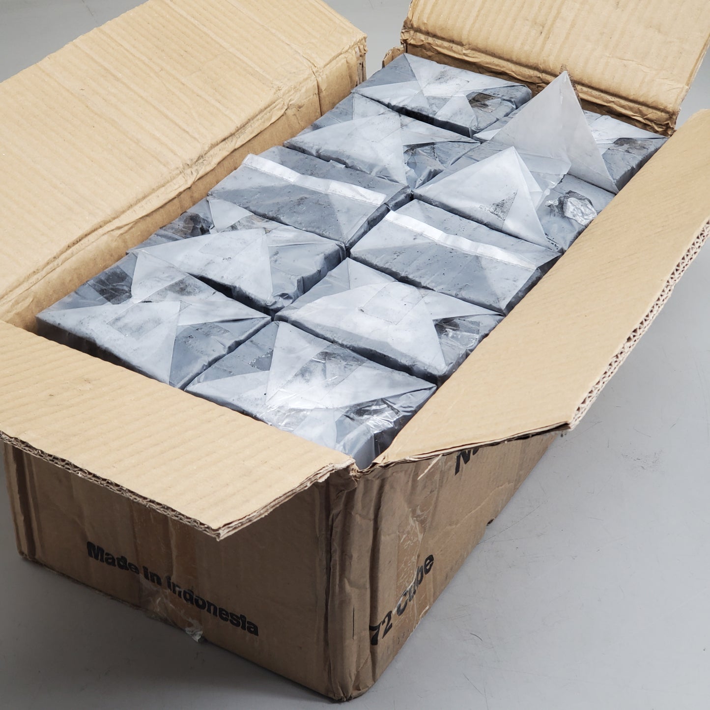 NARGILE (72 Cubes) Coconut Charcoal Briquettes 10 KG (22 Pounds)