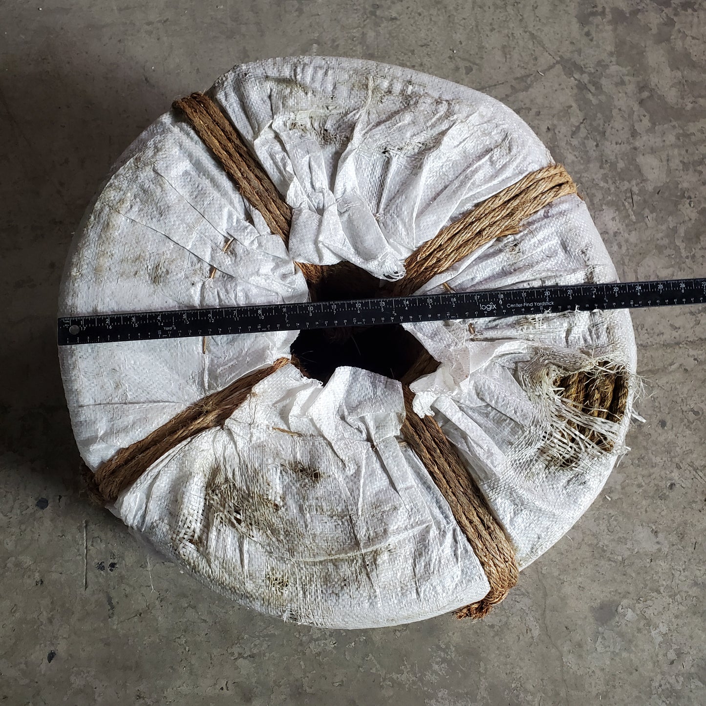 Twisted Fibrous Pure Manila Natural Fiber Rope 0.5 DIA 2700' Long SPE8E920P0695