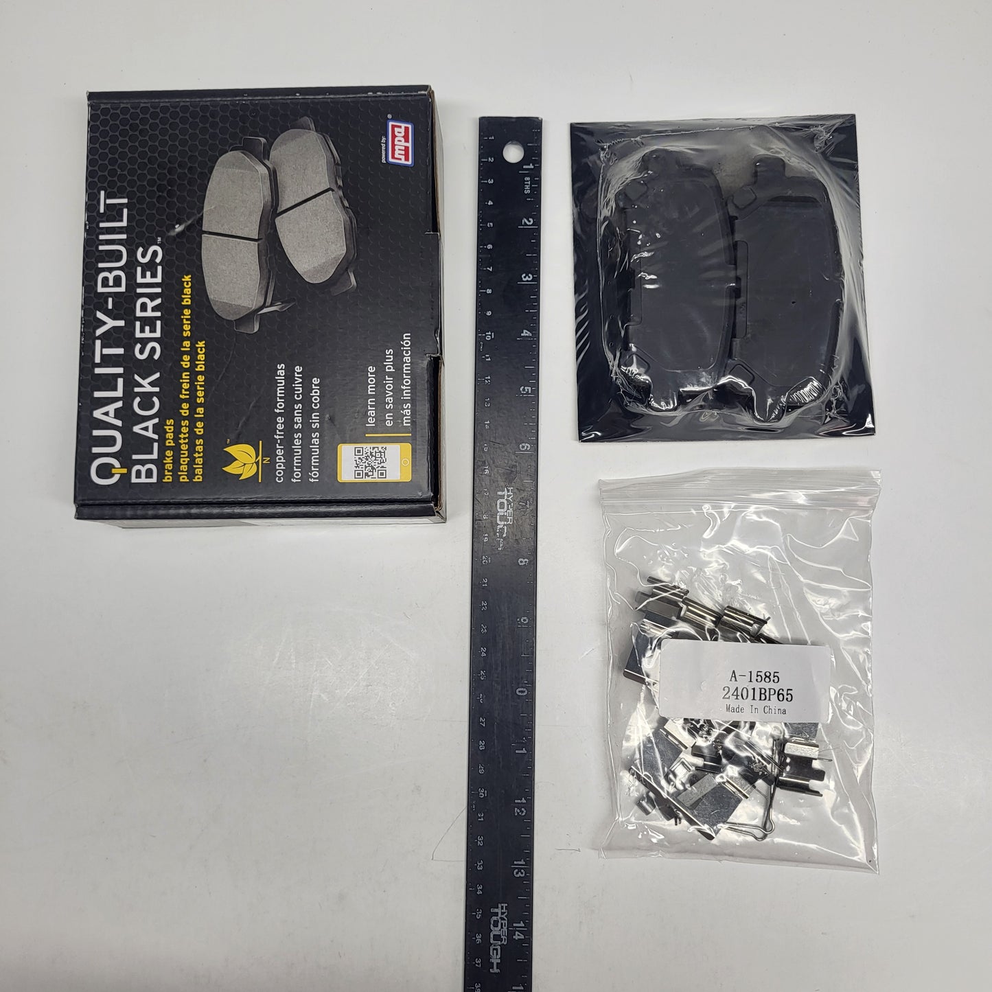 QUALITY-BUILT Ceramic Disc Brake Pad Set Black Rear 1003-1585C