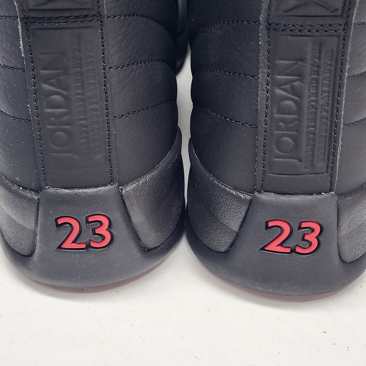 NIKE Air Jordan 12 Retro Bloodline Men's Sz 9.5 Black/Varsity Red CT8013-003