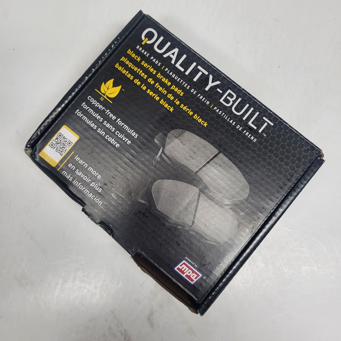 QUALITY-BUILT Ceramic Disc Brake Pad Set Black Rear 1003-1037C