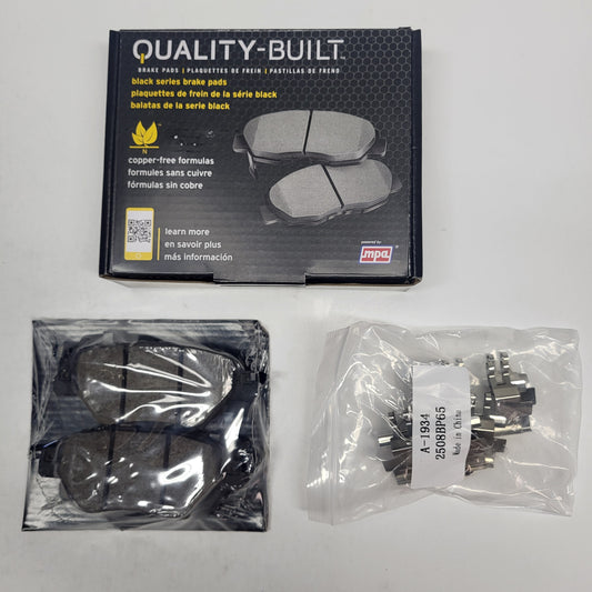 QUALITY-BUILT Ceramic Disc Brake Pad Set Black Rear 1003-1934C