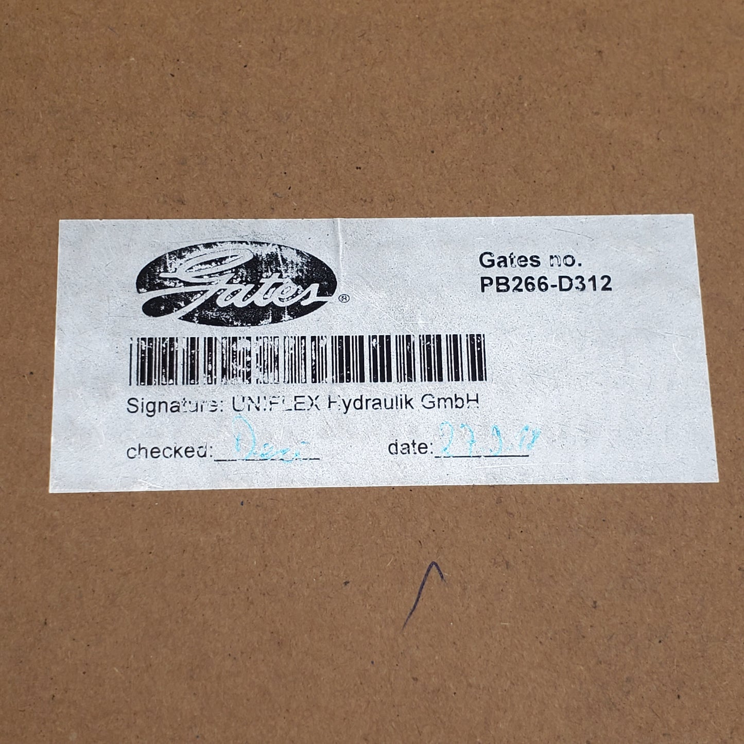 GATES Uniflex Hydraulik Gmbh Die Segments PB 266-D312 68.3 For Hose Crimper