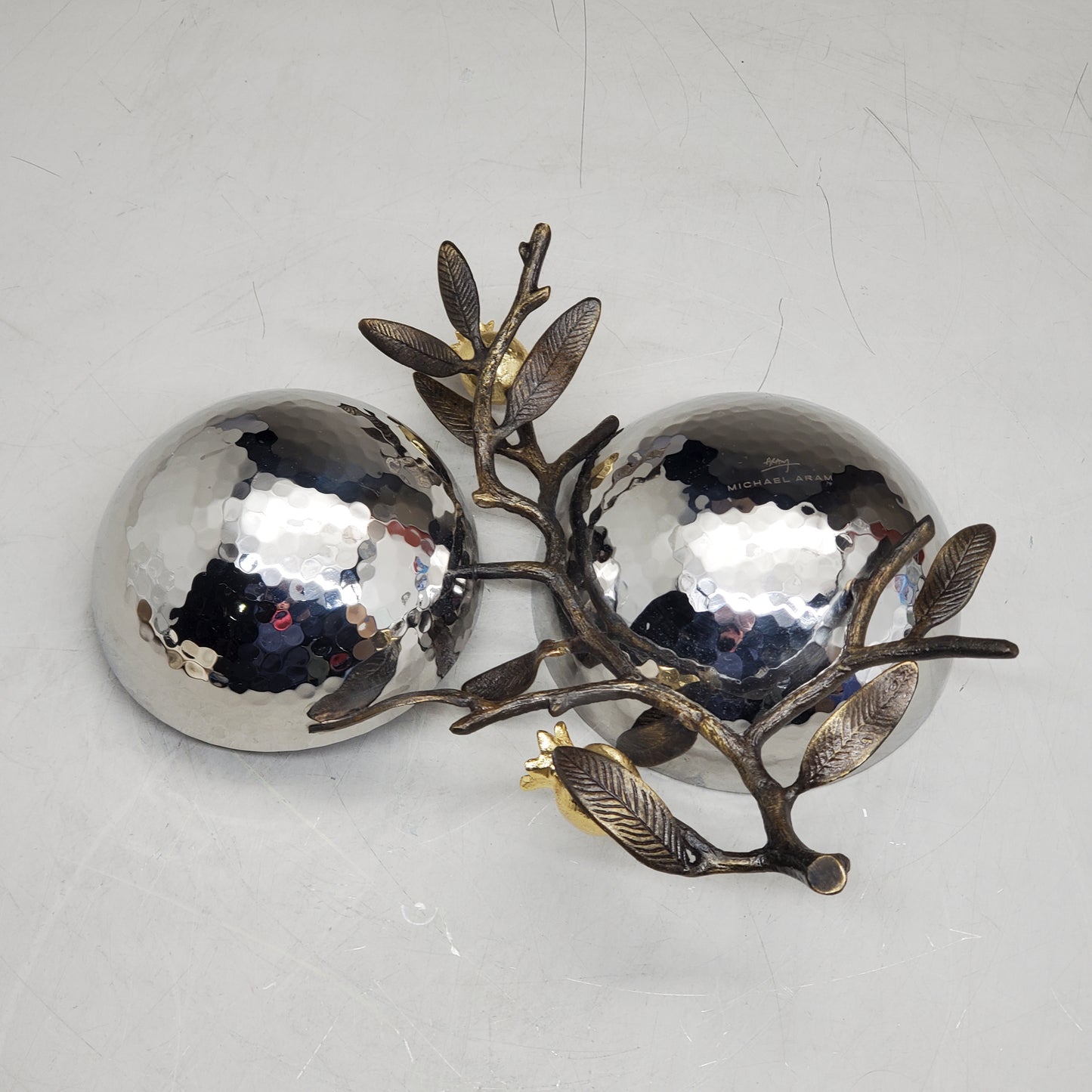 MICHAEL ARAM Pomegranate Double Dish Decorative Serving Bowls 175182