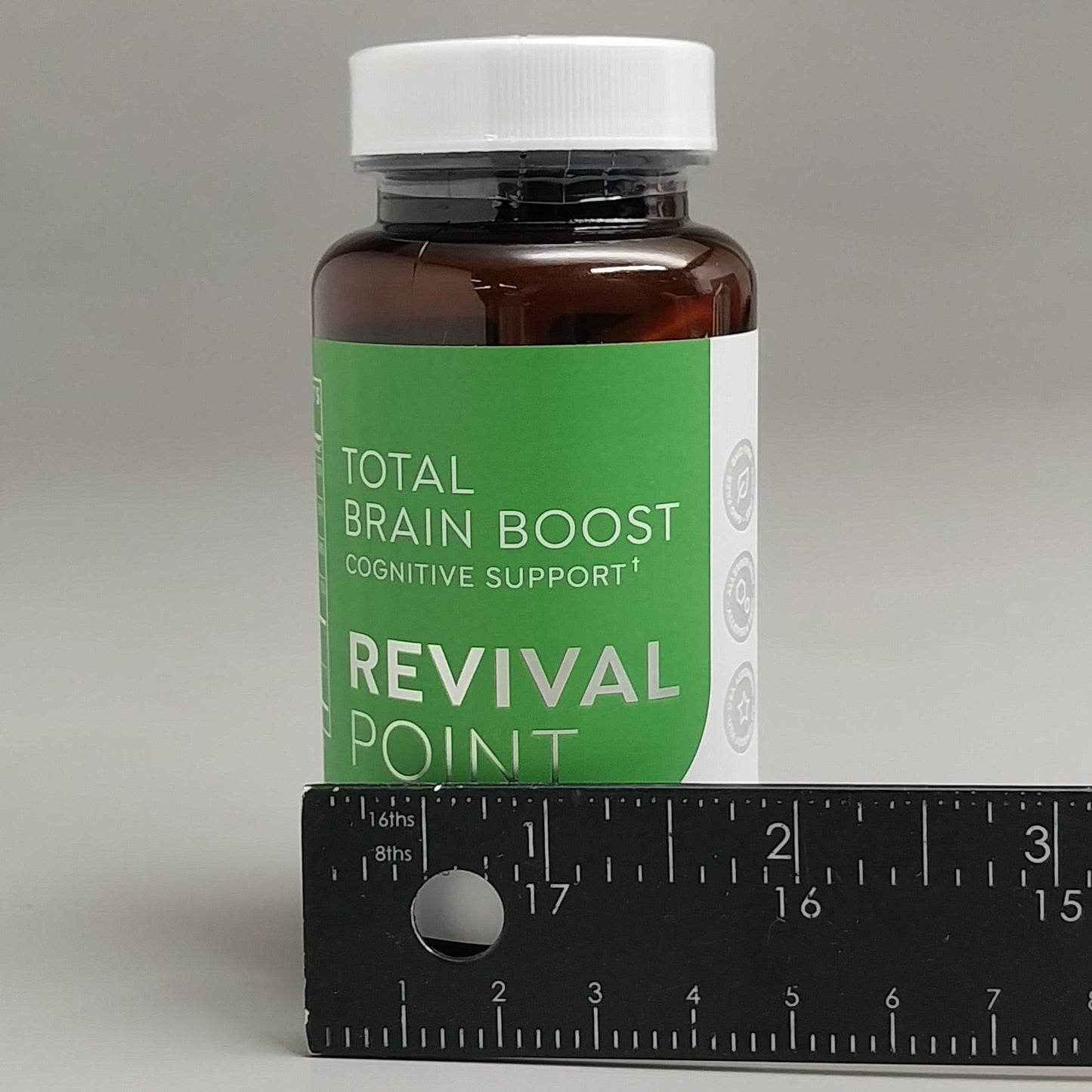 ZA@ REVIVAL POINT Total Brain Boost Cognitive Support 60 Ct Supplement Exp 6/25