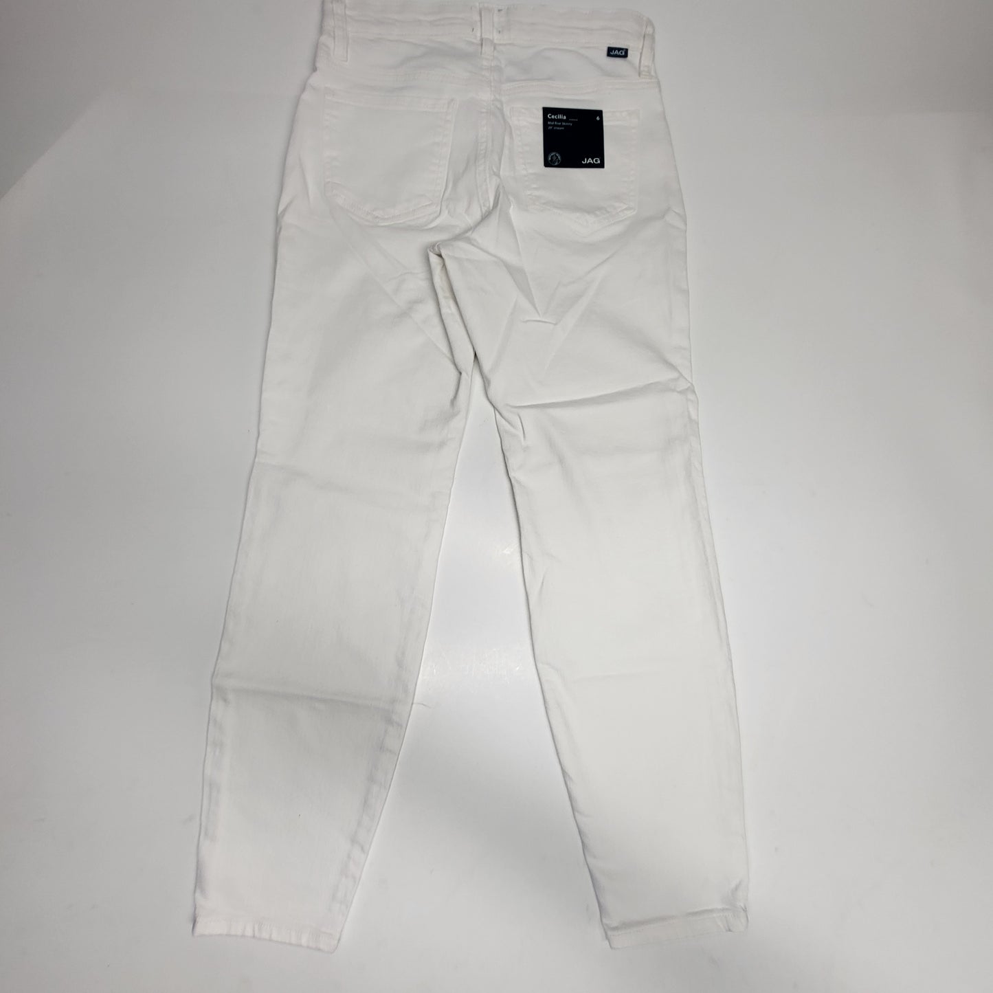 JAG Cecilia Mid Rise Skinny Jeans Womens Sz 6/29 White J2865CBD618
