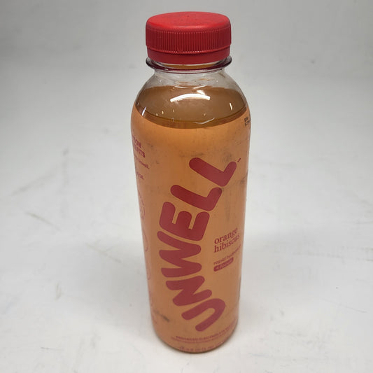ZA@ UNWELL (12 PACK) Hydration Electrolyte Drink Orange Hibiscus 16.9oz