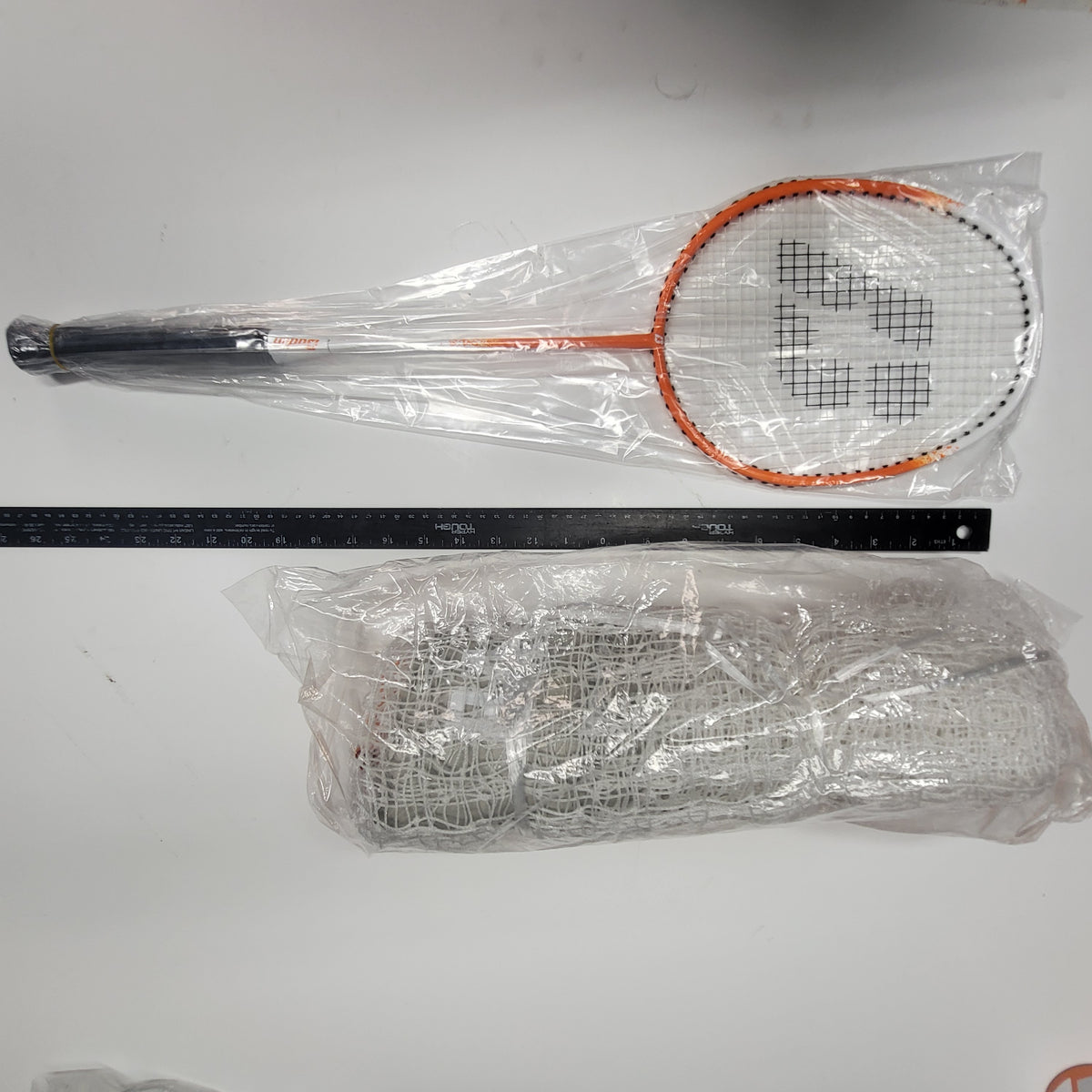 ZA@ BADEN BACKYARD Badminton Champion Series Set Easy Setup Black/Orange (As Is)