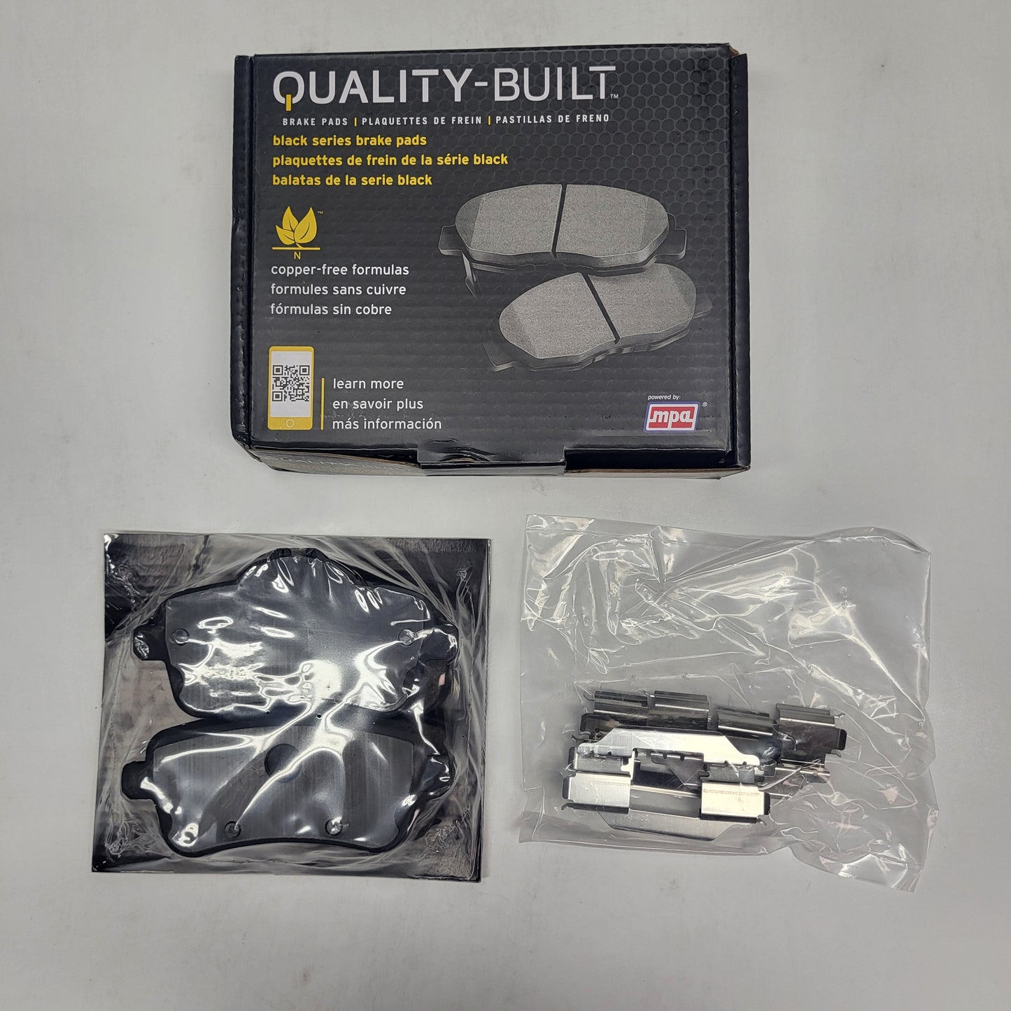 QUALITY-BUILT Ceramic Disc Brake Pad Set Black Rear 1003-1630C