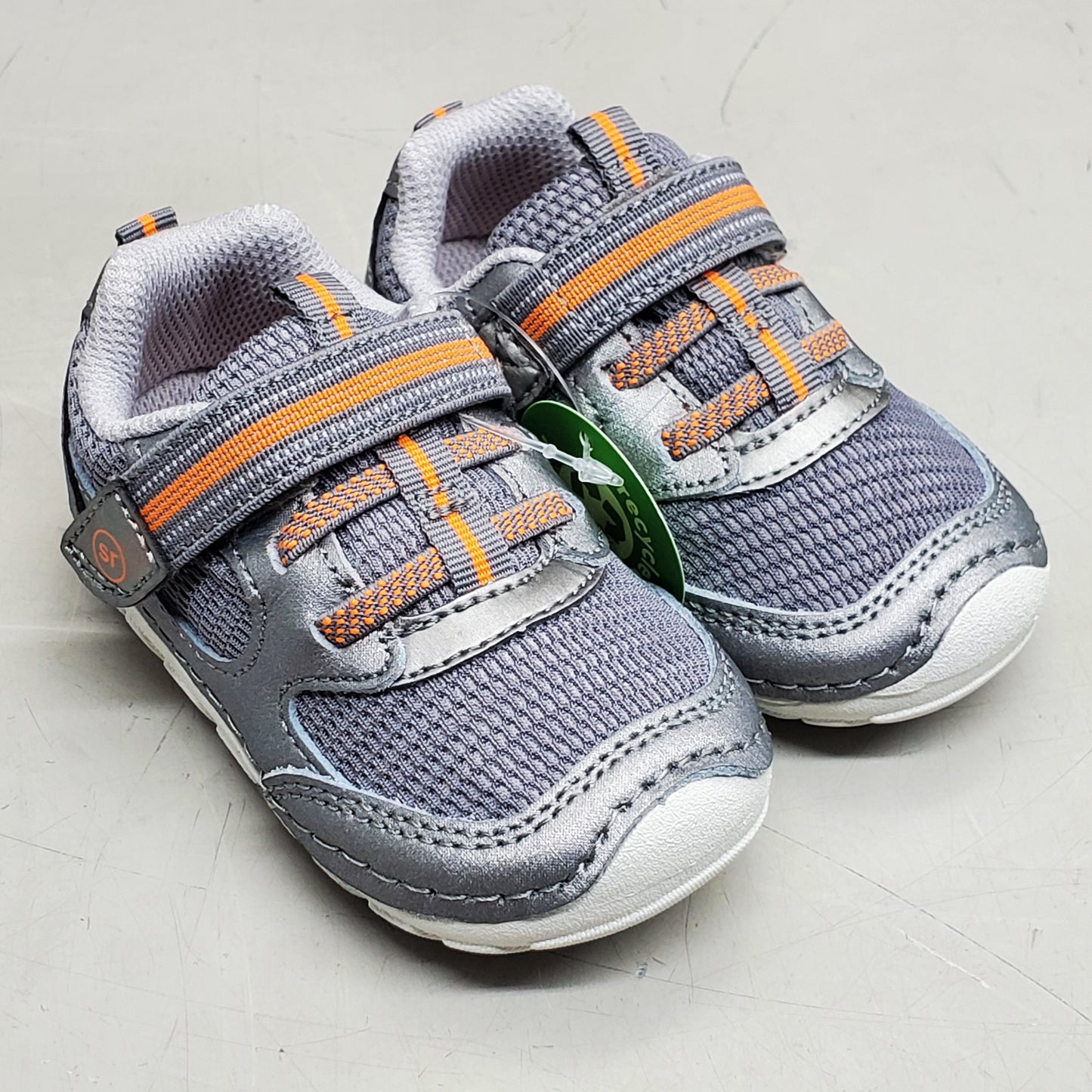 STRIDE RITE SM Turbo Sneakers Shoes Toddler SZ 5M Grey BG035904