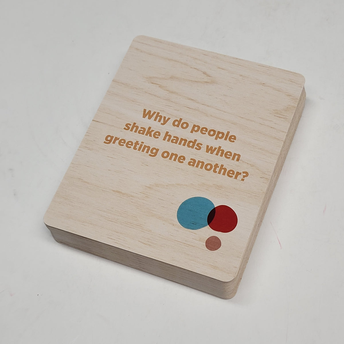 ZA@ POMEGRANATE Knock On Wood: A Quiz Deck Of Common Customs Knowledge Cards
