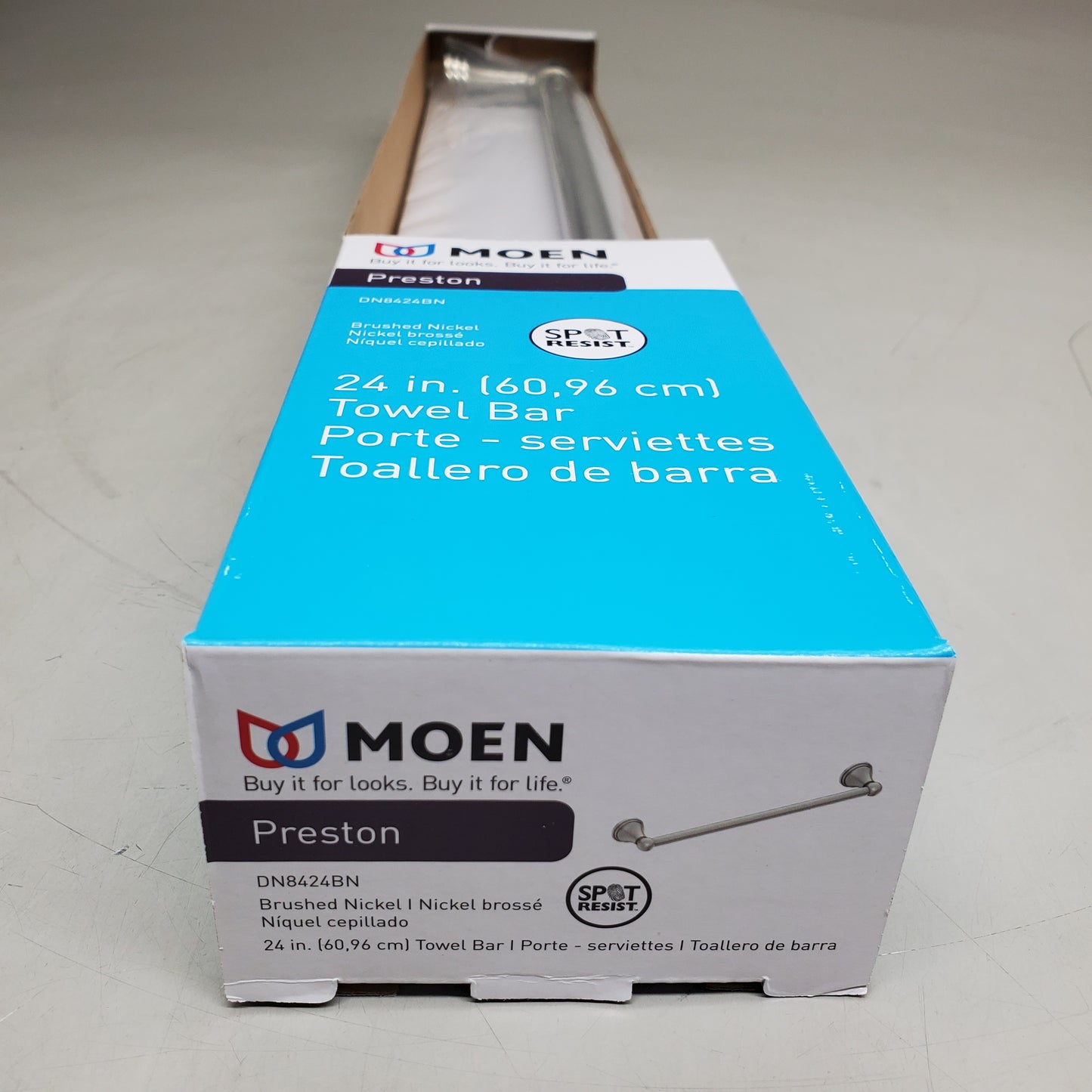 MOEN Preston Towel Bar 24" Brushed Nickel DN8424BN