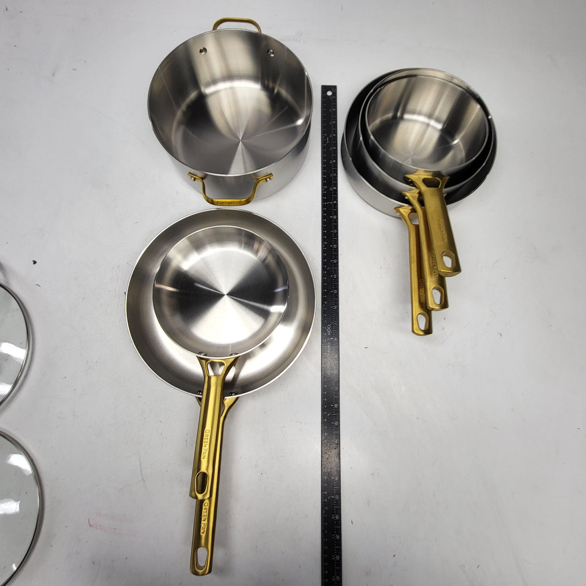 GREENPAN Reserve Stainless Steel 10-piece Cookware Set CC009246-002 (As Is)