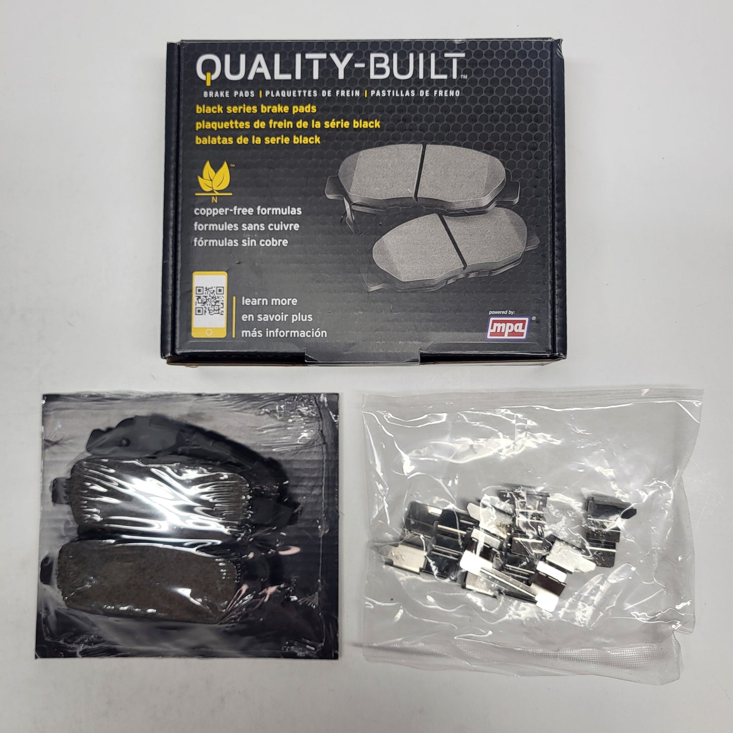 QUALITY-BUILT Ceramic Disc Brake Pad Set Black Rear 1003-0905BC