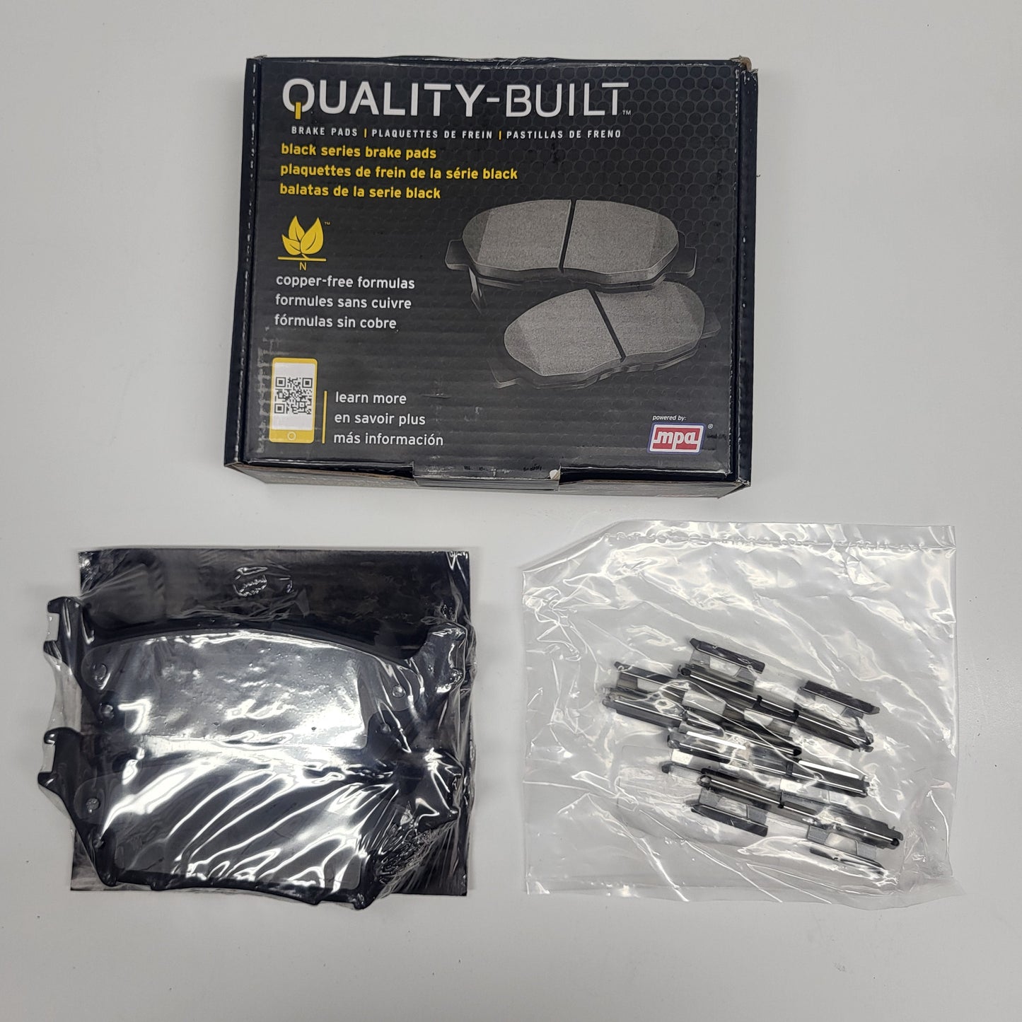 QUALITY-BUILT Ceramic Disc Brake Pad Set Black Rear 1003-1790C