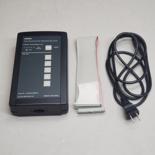 SIEMENS WL Hand-Held ETU Circuit Breaker Tester 3WL9111-1AT31-0AA0