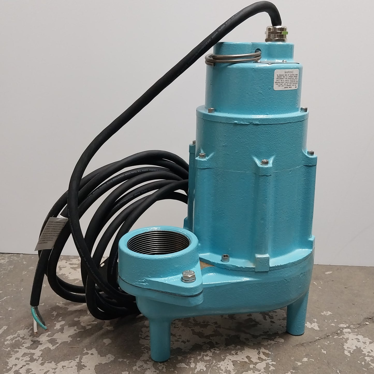 LITTLE GIANT Manual Submersible Sewage Ejector Pump 205GPM 230V 20ft Cord 20SCIM